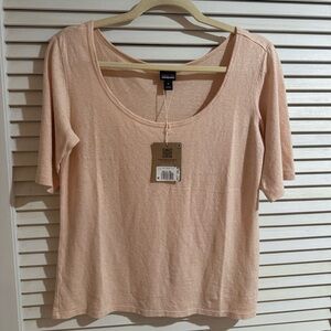 Patagonia three quarters length soft peach light shirt